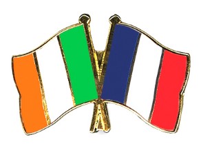 French Irish Flag